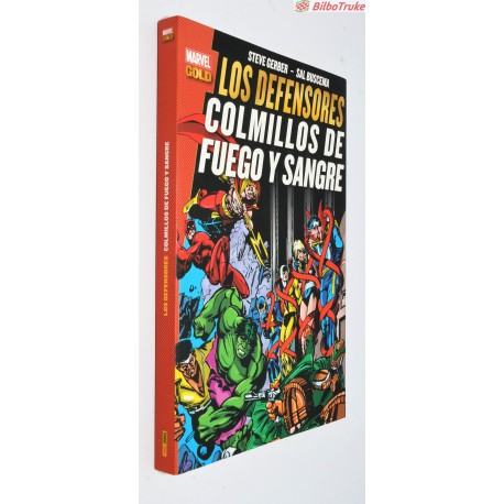 MARVEL GOLD LOS DEFENSORES COLMILLOS DE FUEGO Y SANGRE