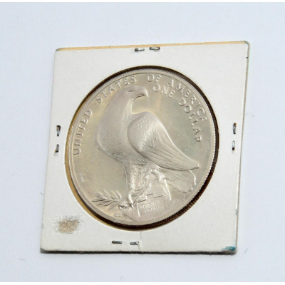 MONEDA 1 DOLAR 1984 LOS ANGELES OLIMPIADA PLATA
