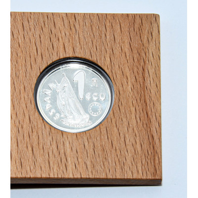 SET MONEDAS 1 ECU DE PLATA