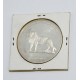 MONEDA 10 FRANCOS CONGO JESUS MILLENIUM PLATA