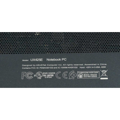 PORTATIL 14p ASUS ZENBOOK UX425E / INTEL i5-1135G7 4.2GHz / 500GB SSD / 16GB RAM