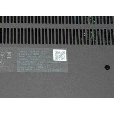 PORTATIL LENOVO THINKBOOK 15IIL / i3-1005G1 1.2GHz / 250GB SSD / 8GB RAM