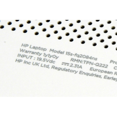 PORTATIL HP 15S-FQ2084NS / INTEL i3-1115G4 3GHz / 250GB SDD / 8GB RAM