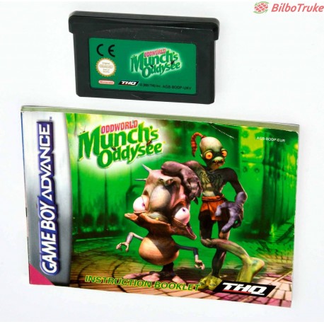 VIDEOJUEGO GAMEBOY ADVANCE ODDWORLD ABES ODDYSEY