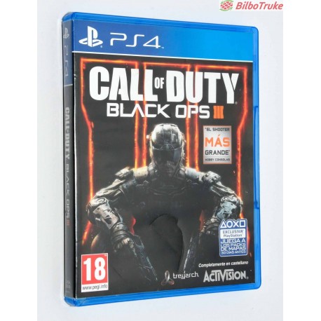 VIDEOJUEGO PS4 COD BLACK OPS 3