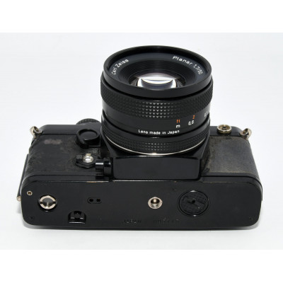 CAMARA ANALÓGICA CONTAX 139 QUARTZ + PLANAR 50MM 1.7 + YASHICA 135MM 2.8