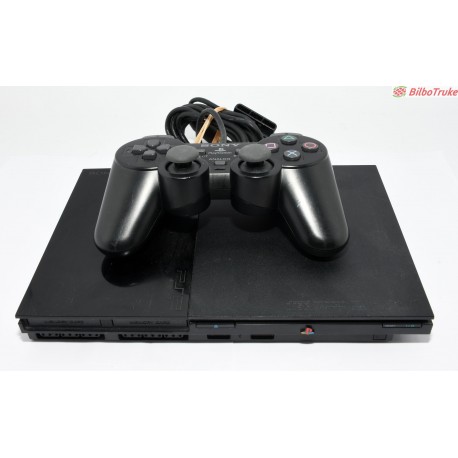 CONSOLA PS2 SLIM NEGRA CON ACCESORIOS