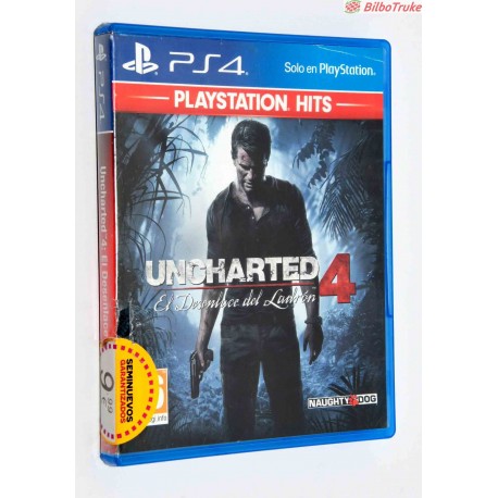 VIDEOJUEGO PS4 UNCHARTED 4