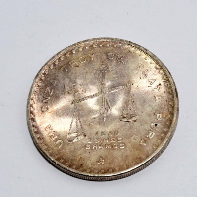 MONEDA PLATA ONZA MEXICO 1980