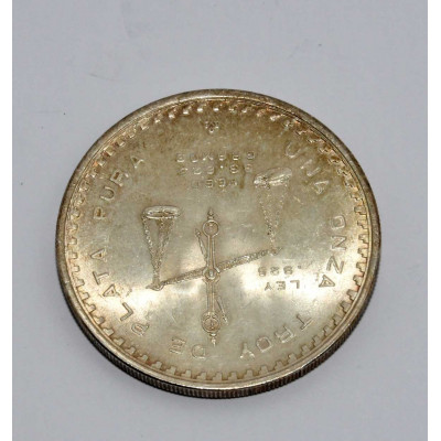MONEDA PLATA ONZA MEXICO 1979