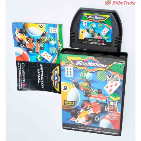 VIDEOJUEGO SEGA MEGA DRIVE MICROMACHINES