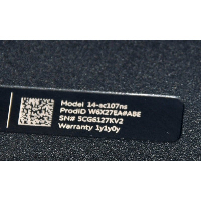 PORTATIL HP 14-AC107NS / CELERON N3050 1.6GHz / 500GB HDD / 4GB RAM