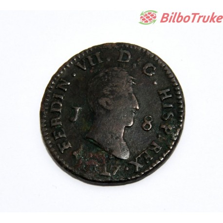 MONEDA 8 MARAVEDIS 1817