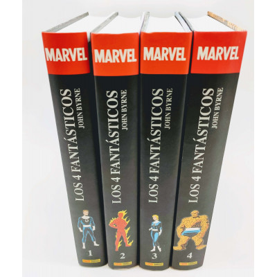COLECCIÓN MARVEL - PANINI COMICS - LOS 4 FANTASTICOS - 4 TOMOS