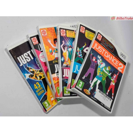 COLECCION VIDEOJUEGOS WII JUST DANCE