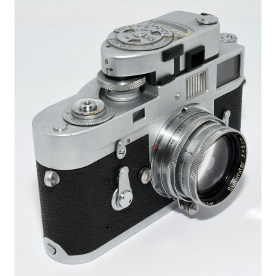 CÁMARA TELEMÉTRICA LEICA M2 (1966) + SUMMITAR 50MM F2 + LEICAMETER