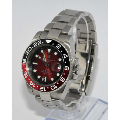 RELOJ AUTOMATICO DESIGN LIGE WATCH 1856 GMT 100M