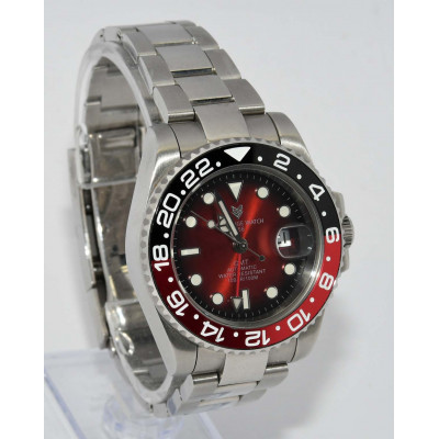 RELOJ AUTOMATICO DESIGN LIGE WATCH 1856 GMT 100M