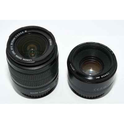 CÁMARA RÉFLEX DIGITAL CANON EOS 1100D + CANON 18-55 Y 50