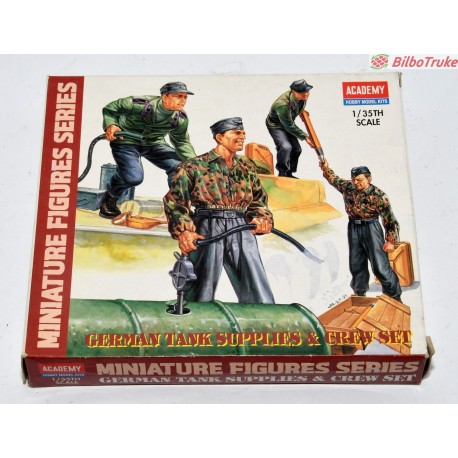 MAQUETA GERMAN TANK SUPPLIES & CREW SET 1/35 ACADEMY