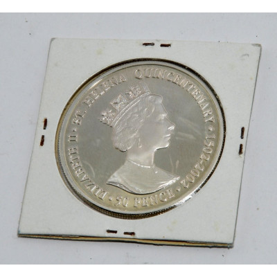 MONEDA SANTA HELENA 2002 NAPOLEON PLATA