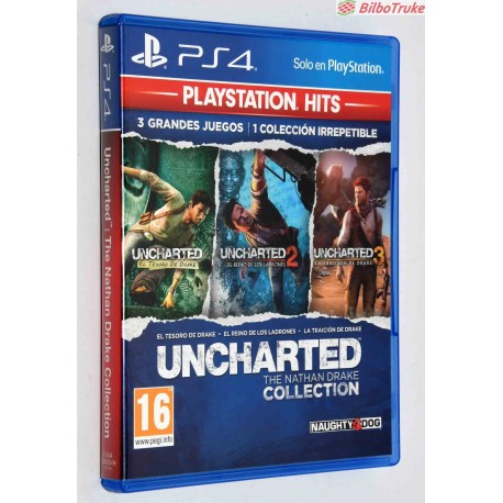 VIDEOJUEGO PS4 UNCHARTED NATHAN DRAKE COLLECTION