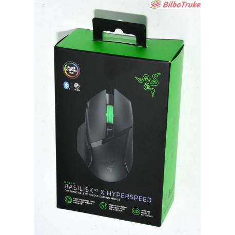 RATON GAMING RAZER BASILISK V3 X HYPERSPEED PRECINTADO