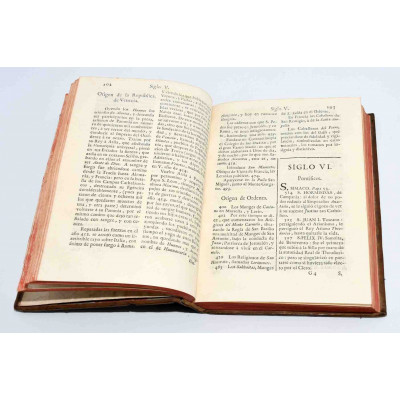 CLAVE HISTORIA ECLESIASTICA Y POLITICA 1790 (SEXTA EDICION)