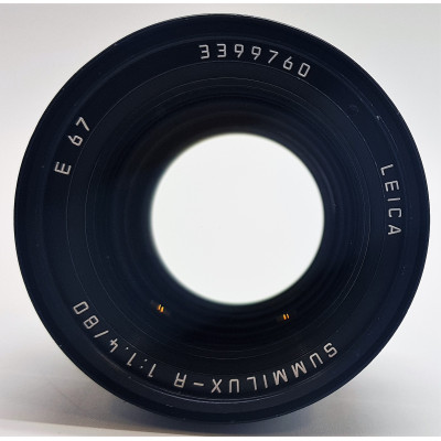 OBJETIVO LEITZ LEICA SUMMILUX-R 80MM 1.4 PARA LEICA R - 1986