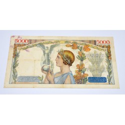 BILLETE 5000 FRANCOS 6-4-1939 FRANCIA VICTORIA