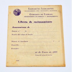 LIBRETA DE RACIONAMIENTO EUZKADI