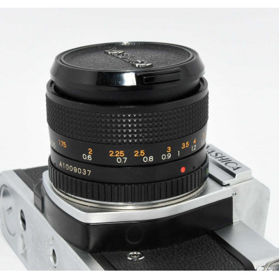 CÁMARA VINTAGE ANALOGICA YASHICA FR CON OBJETIVOS DE 50MM Y 135MM