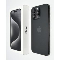 APPLE IPHONE 15 PRO MAX 256GB BLACK TITANIUM