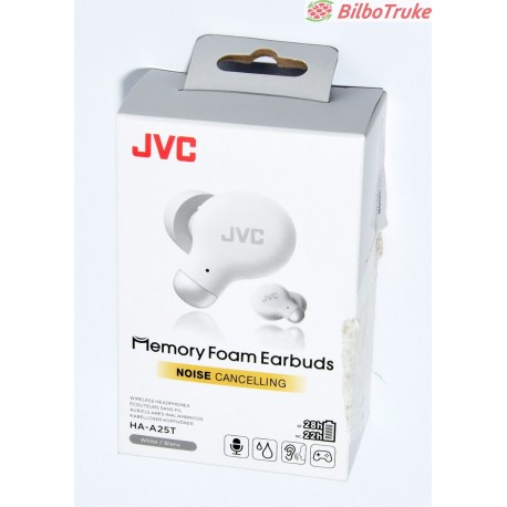 AURICULARES INALAMBRICOS JVC MEMORY FOAM EARBUDS HAA25T PRECINTADO