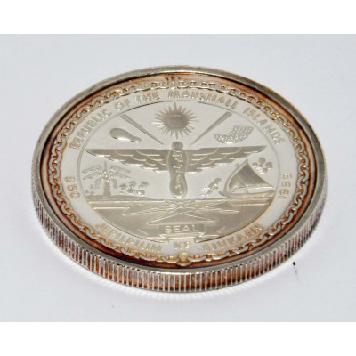 MONEDA 50 DOLARES 1989 PLATA