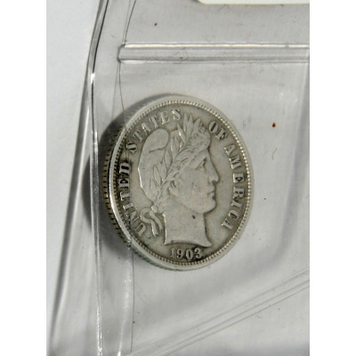 MONEDA ONE DIME 1903 PLATA