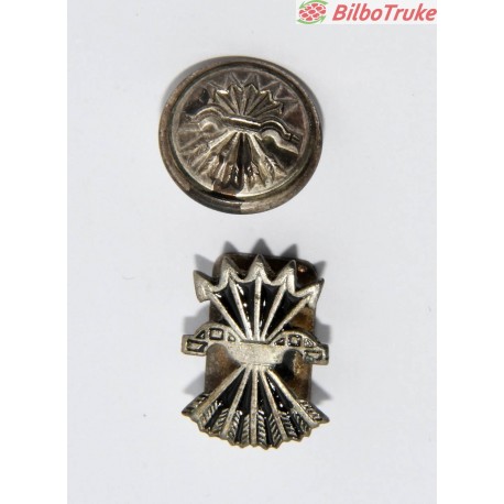 BOTON E INSIGNIA DE LA FALANGE