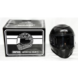 CASCO DE MOTO INTEGRAL SIMPSON VENOM CARBON