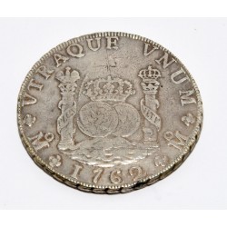 MONEDA 8 REALES COLUMNARIO CARLOS III 1762 (MEXICO)