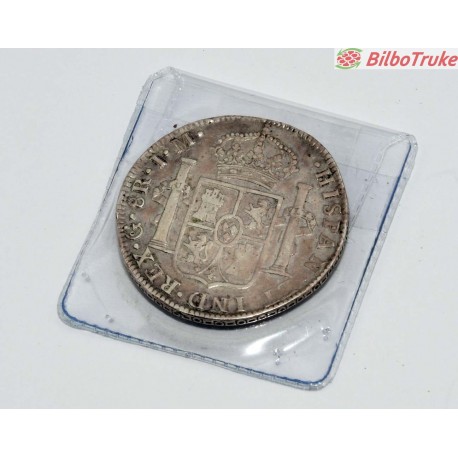 MONEDA FERNANDO VII 1822 8 REALES GUANAJUATO-JM