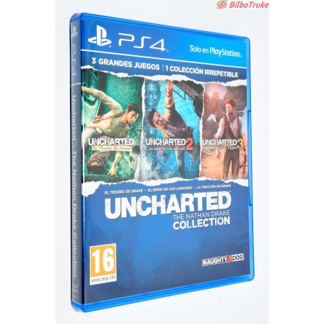 VIDEOJUEGO PS4 UNCHARTED NATHAN DRAKE COLLECTION