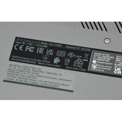 PORTATIL ASUS VIVOBOOK GO 15 E1504F / AMD RYZEN 5 7520U 2.8GHz / 500GB SSD / 16GB RAM