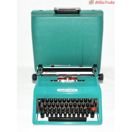 MAQUINA DE ESCRIBIR OLIVETTI STUDIO 45 VERDE