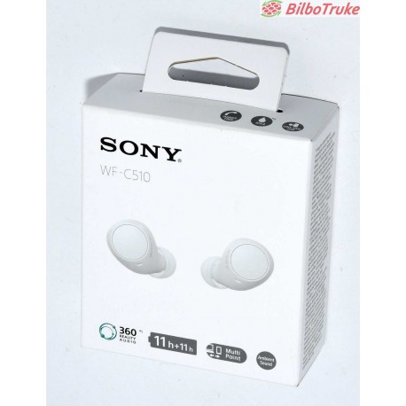 AURICULARES BLUETOOTH SONY WF-C510 BLANCO