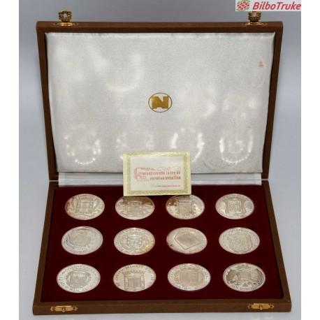 COLECCION 20 MONEDAS PLATA CIUDADES ESPANOLAS