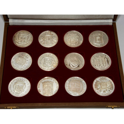 COLECCION 20 MONEDAS PLATA CIUDADES ESPANOLAS