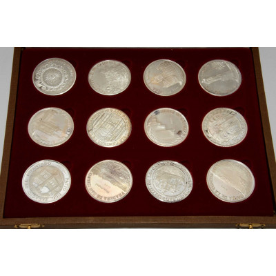 COLECCION 20 MONEDAS PLATA CIUDADES ESPANOLAS