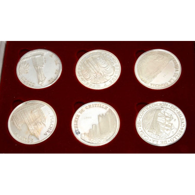 COLECCION 20 MONEDAS PLATA CIUDADES ESPANOLAS