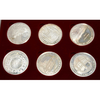 COLECCION 20 MONEDAS PLATA CIUDADES ESPANOLAS