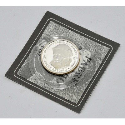 MONEDA 500 ESCUDOS PORTUGAL 1997 PLATA